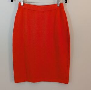 St. John Orange Skirt